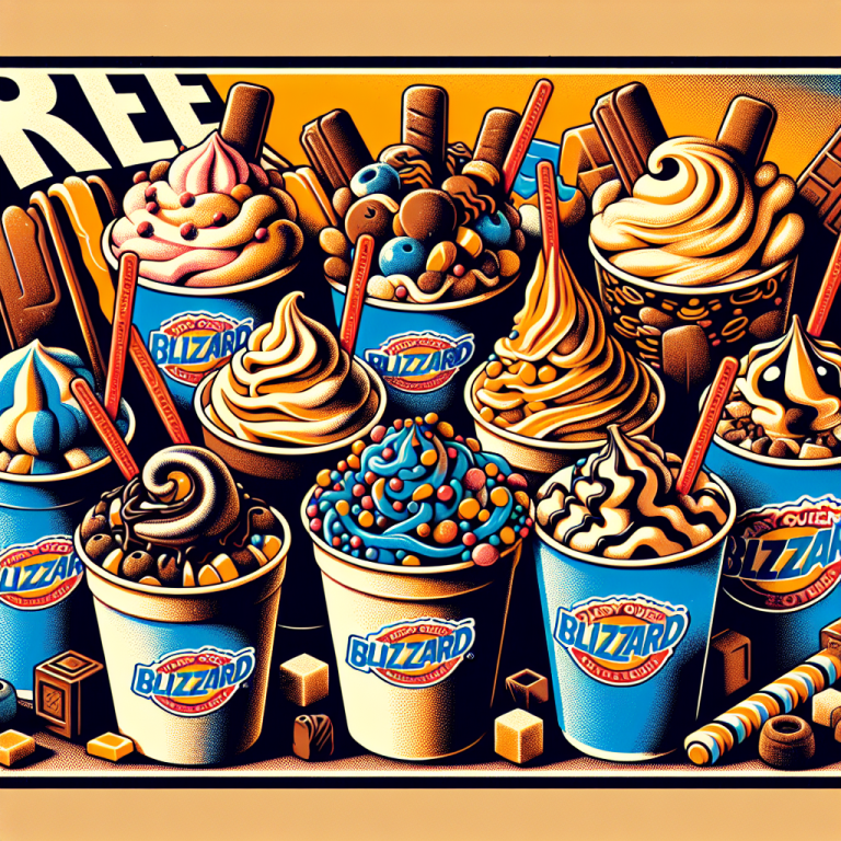 Dairy Queen Free Blizzards Menu