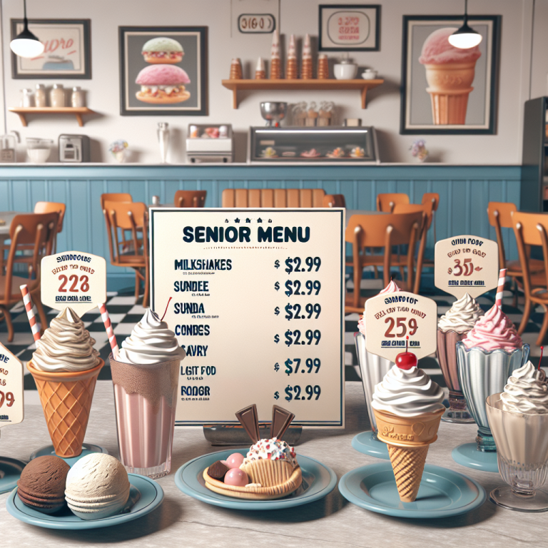 Dairy Queen Senior Menu With Prices