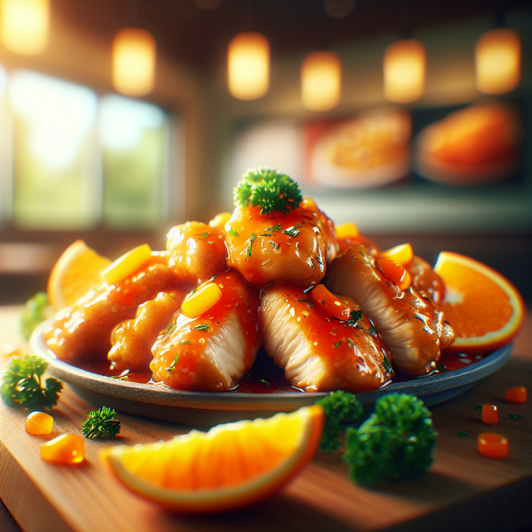 Orange Chicken Panda Express Menu