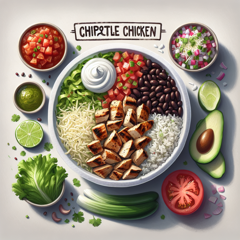 Chipotle Chicken Bowl Menu