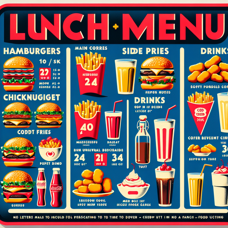 Burger King Lunch Menu Time