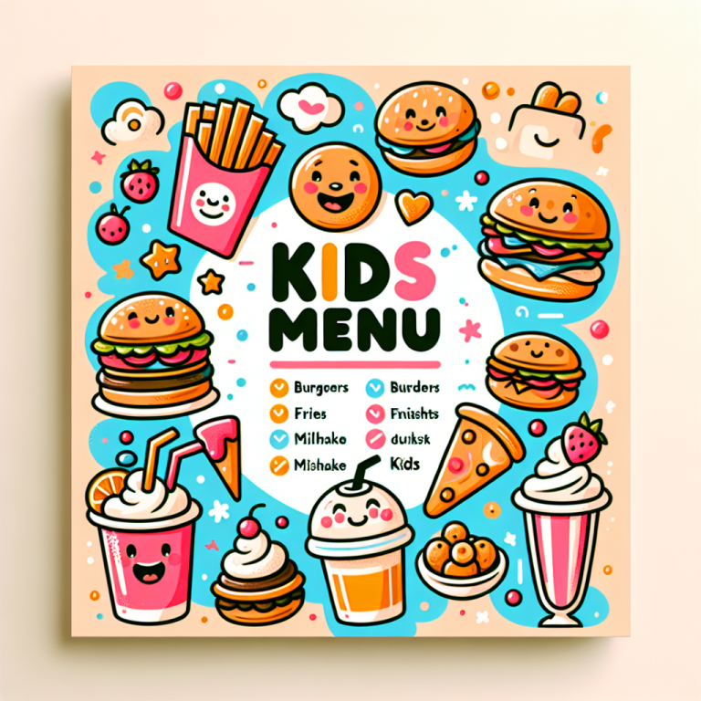 Five Guys Kids Menu