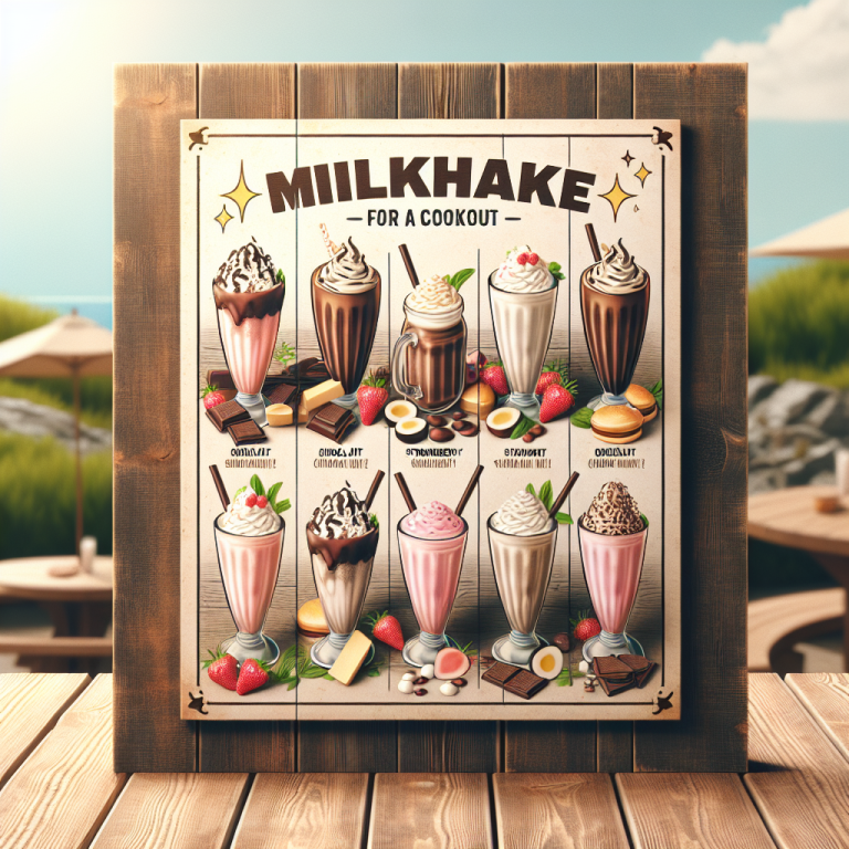 ### Cookout Milkshake Menu