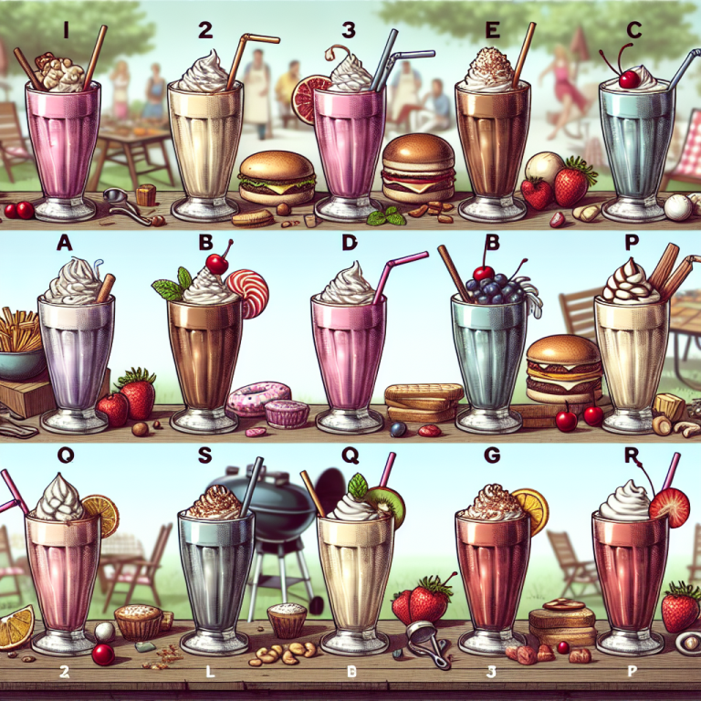 Cookout Menu Milkshakes