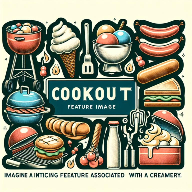 Cookout Creamery Menu