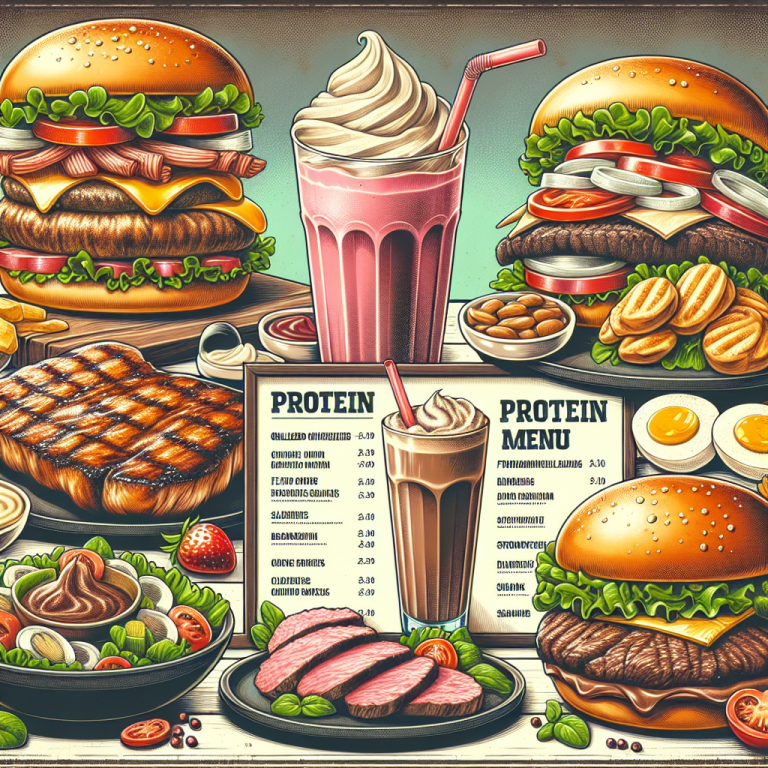 WendyʼS Protein Menu