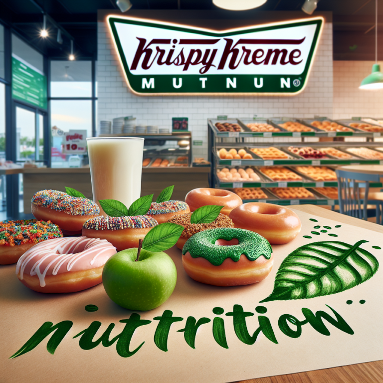 Krispy Kreme Menu Nutrition