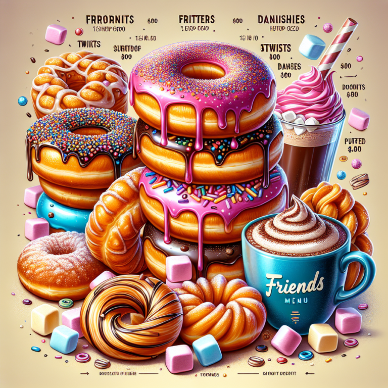 Krispy Kreme Donuts Friends Menu