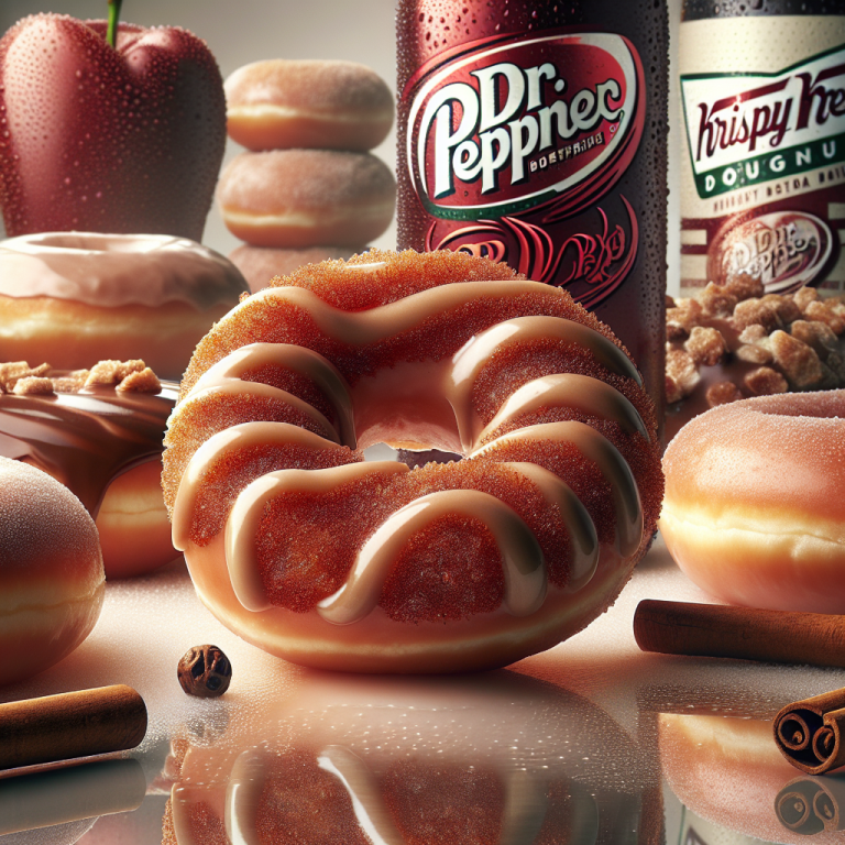 Krispy Kreme Dr Pepper Doughnuts Menu