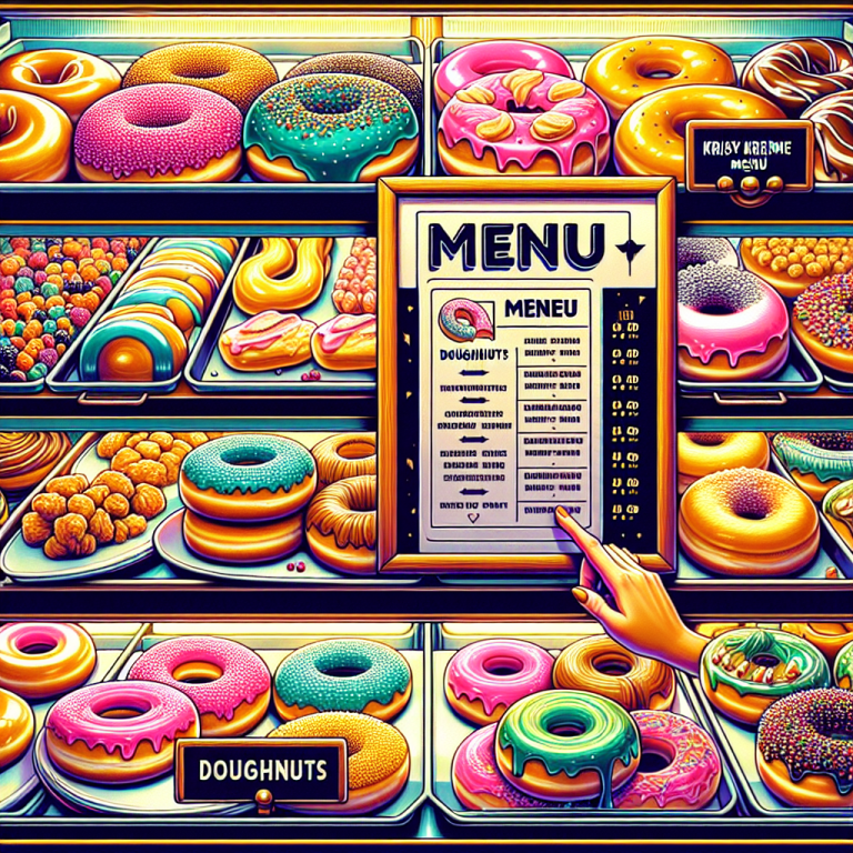 Menu Krispy Kreme Menu