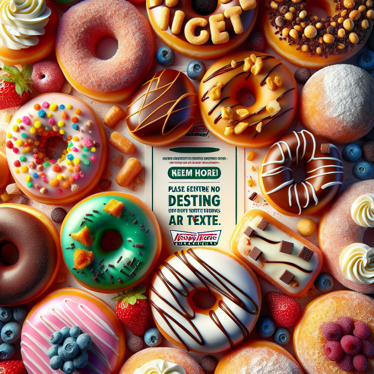 Krispy Kreme Menu Donuts