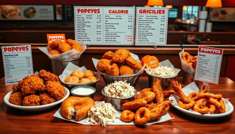 popeyes calorie menu