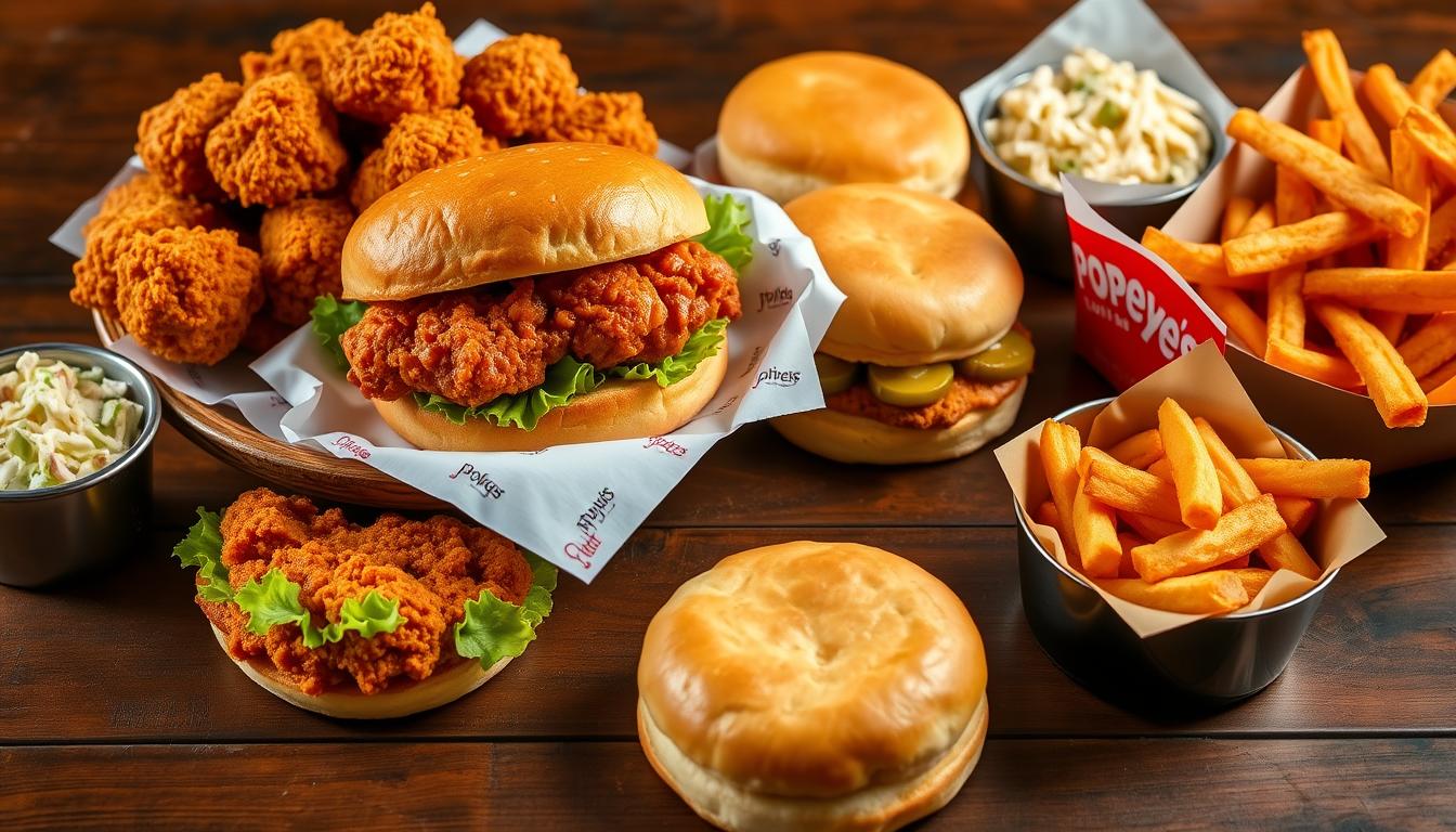 popeyes chicken menu