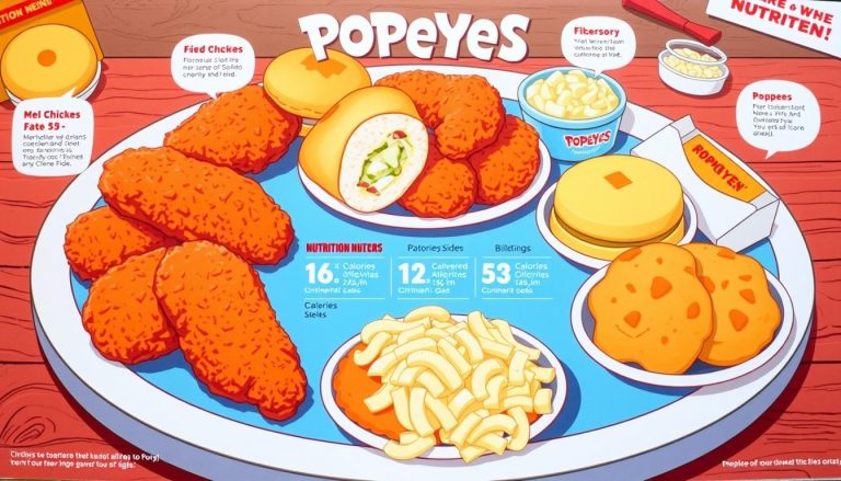 popeyes nutrition menu